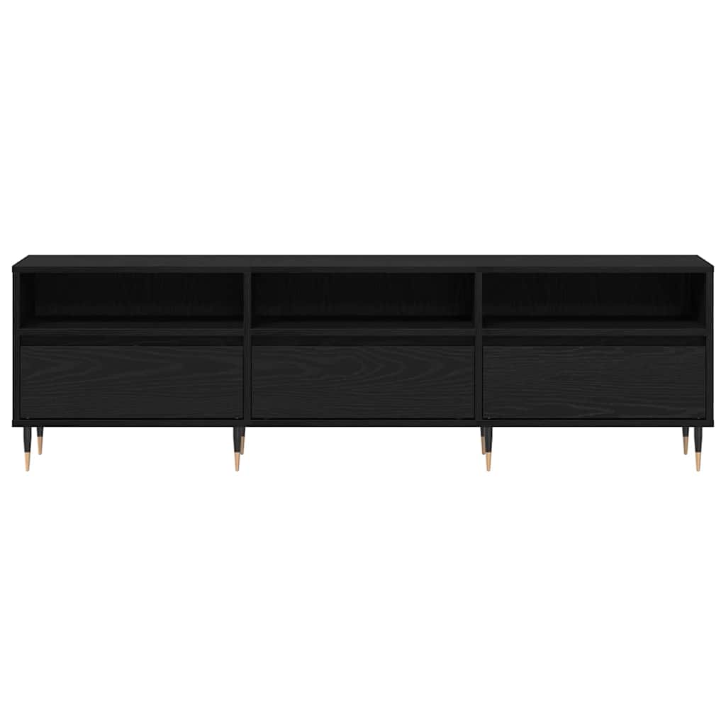 TV-skab 150 x 30 x 45 cm Sort eg Konstrueret træ