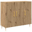 Sideboard Artisan Egetræ 90 x 34 x 80 cm Konstrueret træ