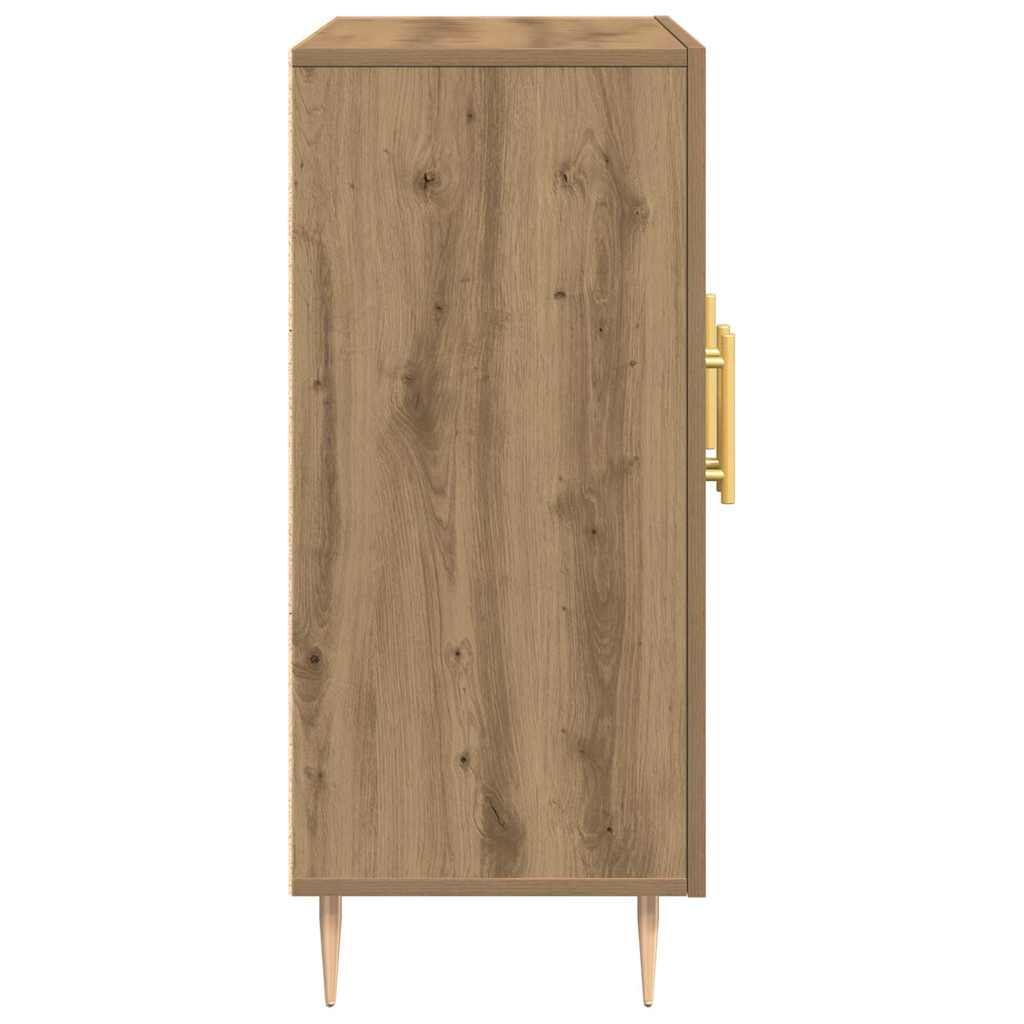 Sideboard Artisan Egetræ 90 x 34 x 80 cm Konstrueret træ