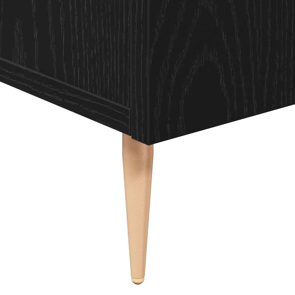 Sideboard Sort eg 90 x 34 x 80 cm Konstrueret træ