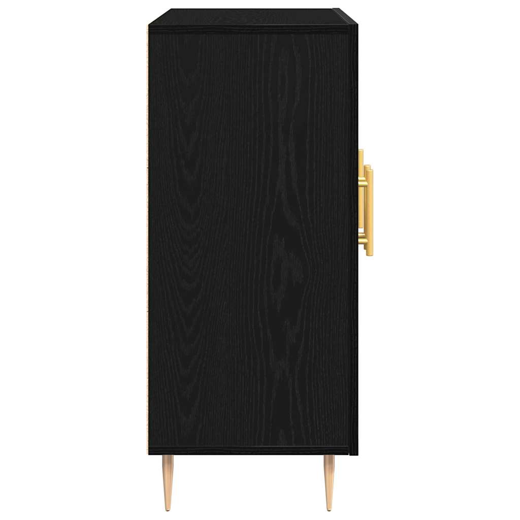 Sideboard Sort eg 90 x 34 x 80 cm Konstrueret træ