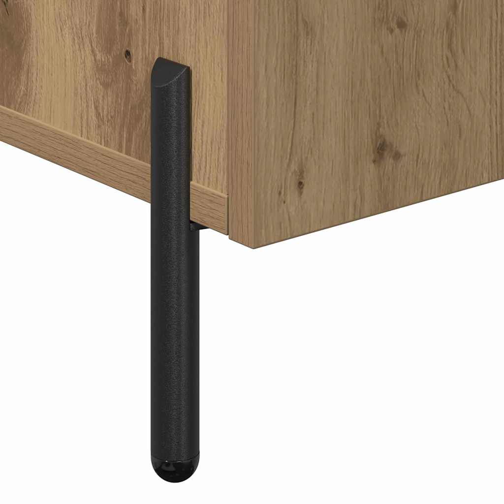 Sideboard Artisan Egetræ 90 x 34 x 80 cm Konstrueret træ
