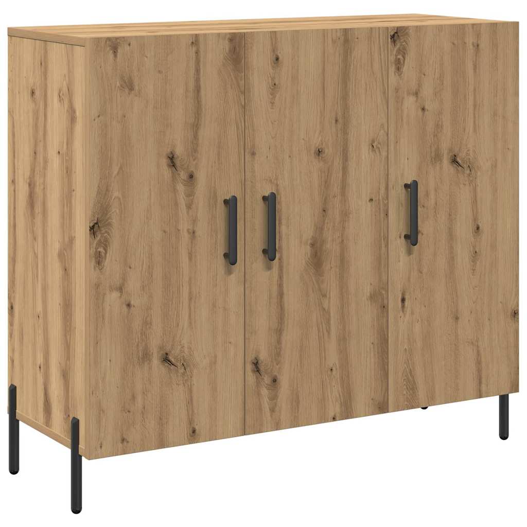 Sideboard Artisan Egetræ 90 x 34 x 80 cm Konstrueret træ