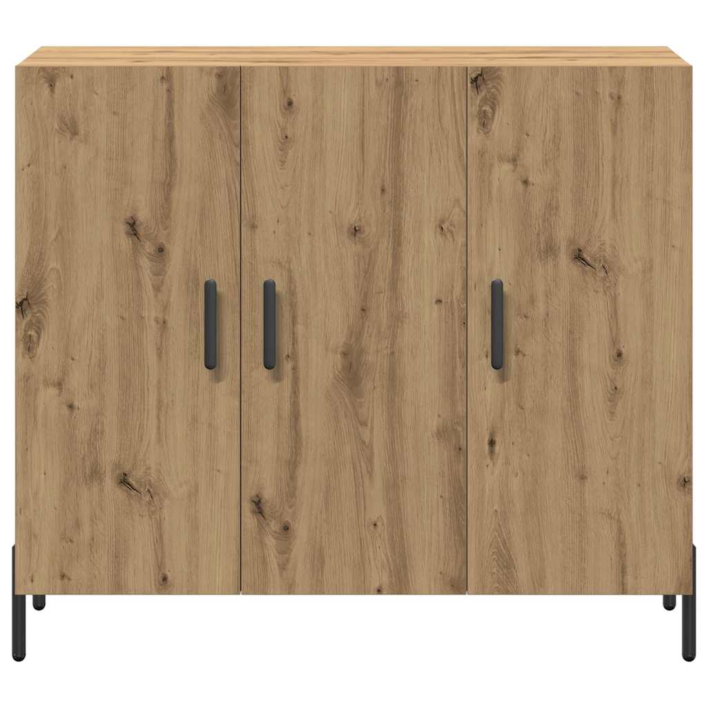 Sideboard Artisan Egetræ 90 x 34 x 80 cm Konstrueret træ
