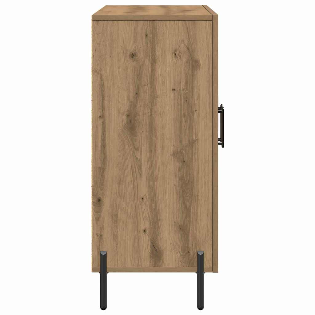 Sideboard Artisan Egetræ 90 x 34 x 80 cm Konstrueret træ