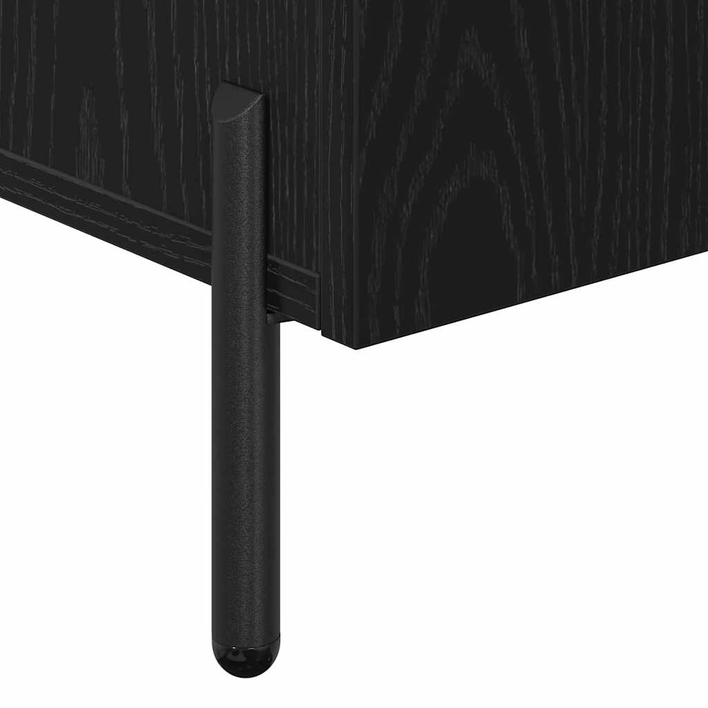 Sideboard Sort eg 90 x 34 x 80 cm Konstrueret træ