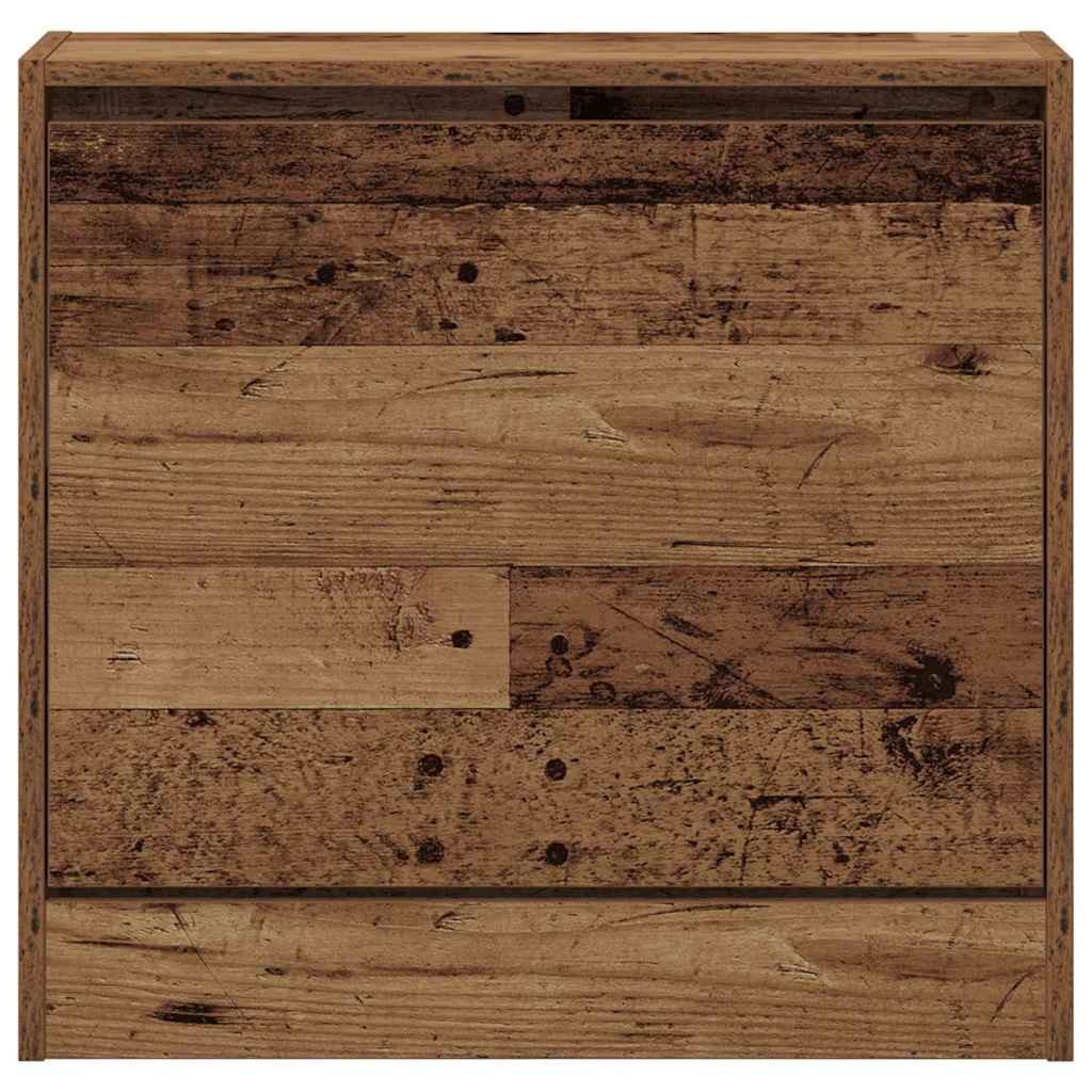 Sko skab 60 x 21 x 57 cm Konstrueret træ Gammelt træ