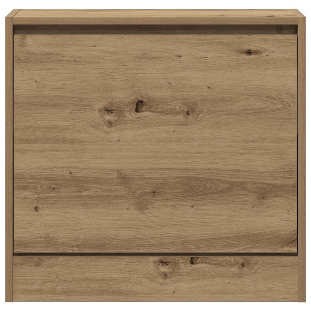 Sko skab 60 x 21 x 57 cm Konstrueret træ Artisan Egetræ