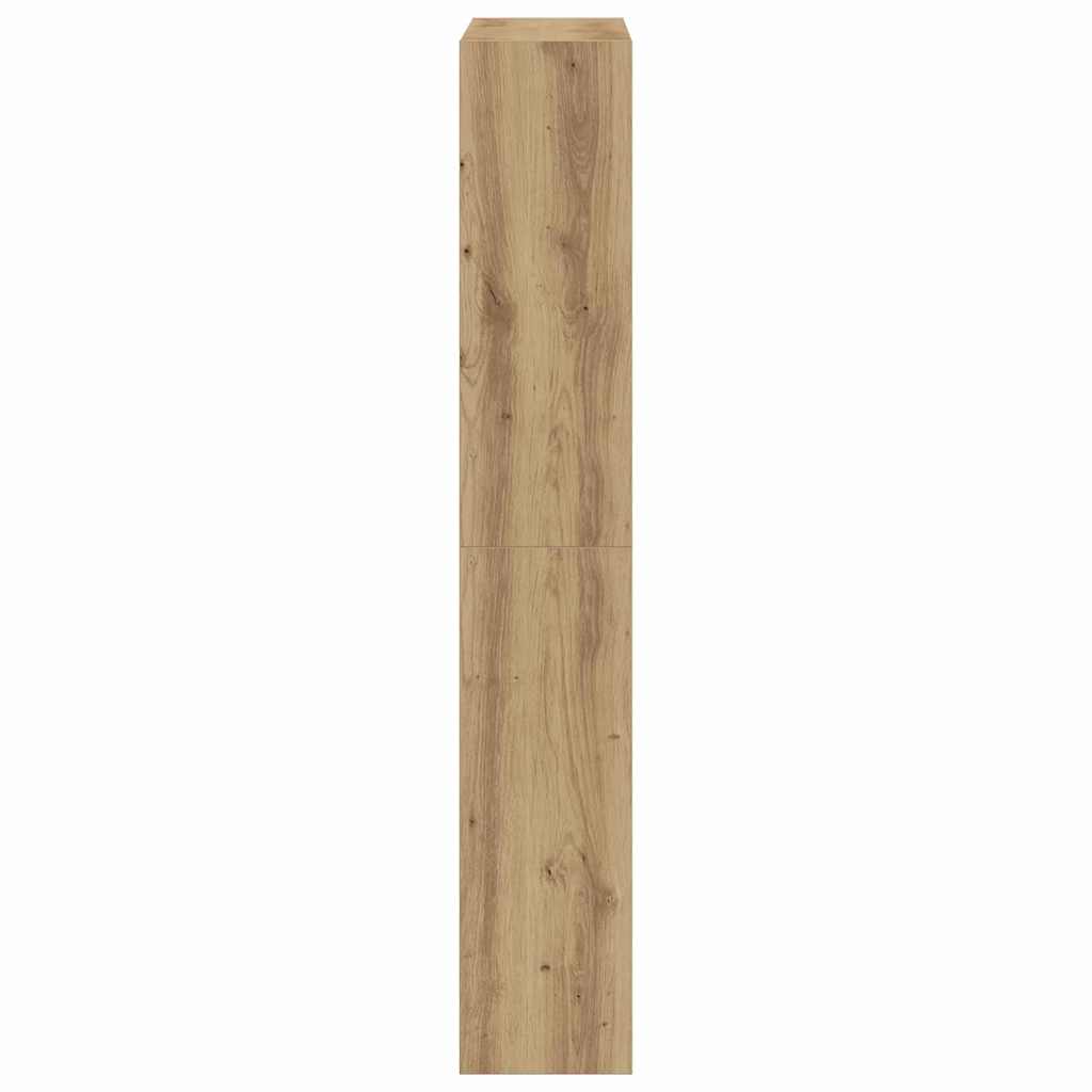 Sko skab 80 x 21 x 125,5 cm Konstrueret træ Artisan Egetræ