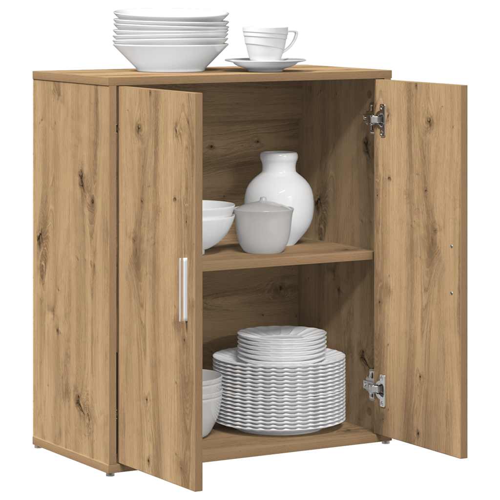 skænk 60x31x70 cm konstrueret træ kunsteg