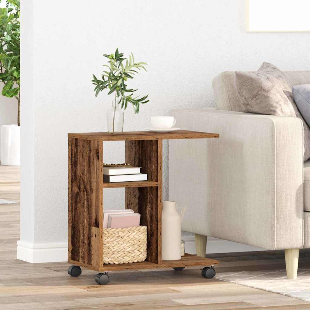 Sidebord Gammelt træ 50 x 30 x 55 cm Konstrueret træ