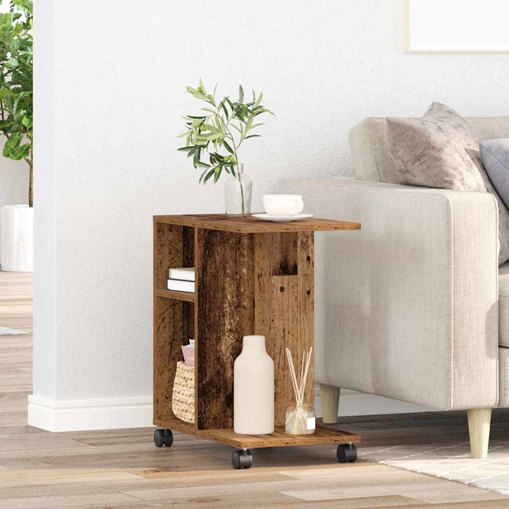 Sidebord Gammelt træ 50 x 30 x 55 cm Konstrueret træ