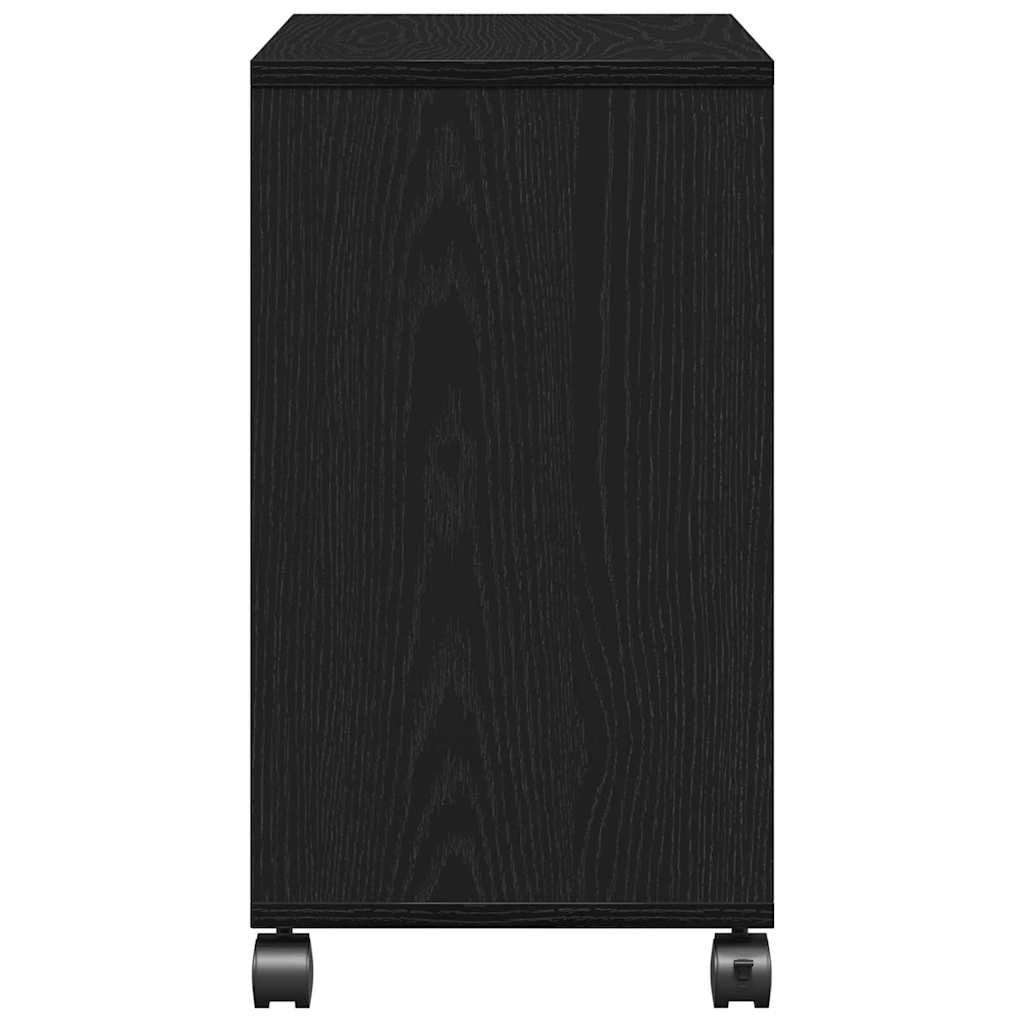 Sidebord Sort eg 50 x 30 x 55 cm Konstrueret træ