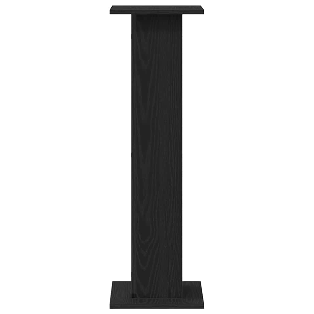 Planteholder 2 stk. Sort eg 30 x 30 x 95 cm Konstrueret træ