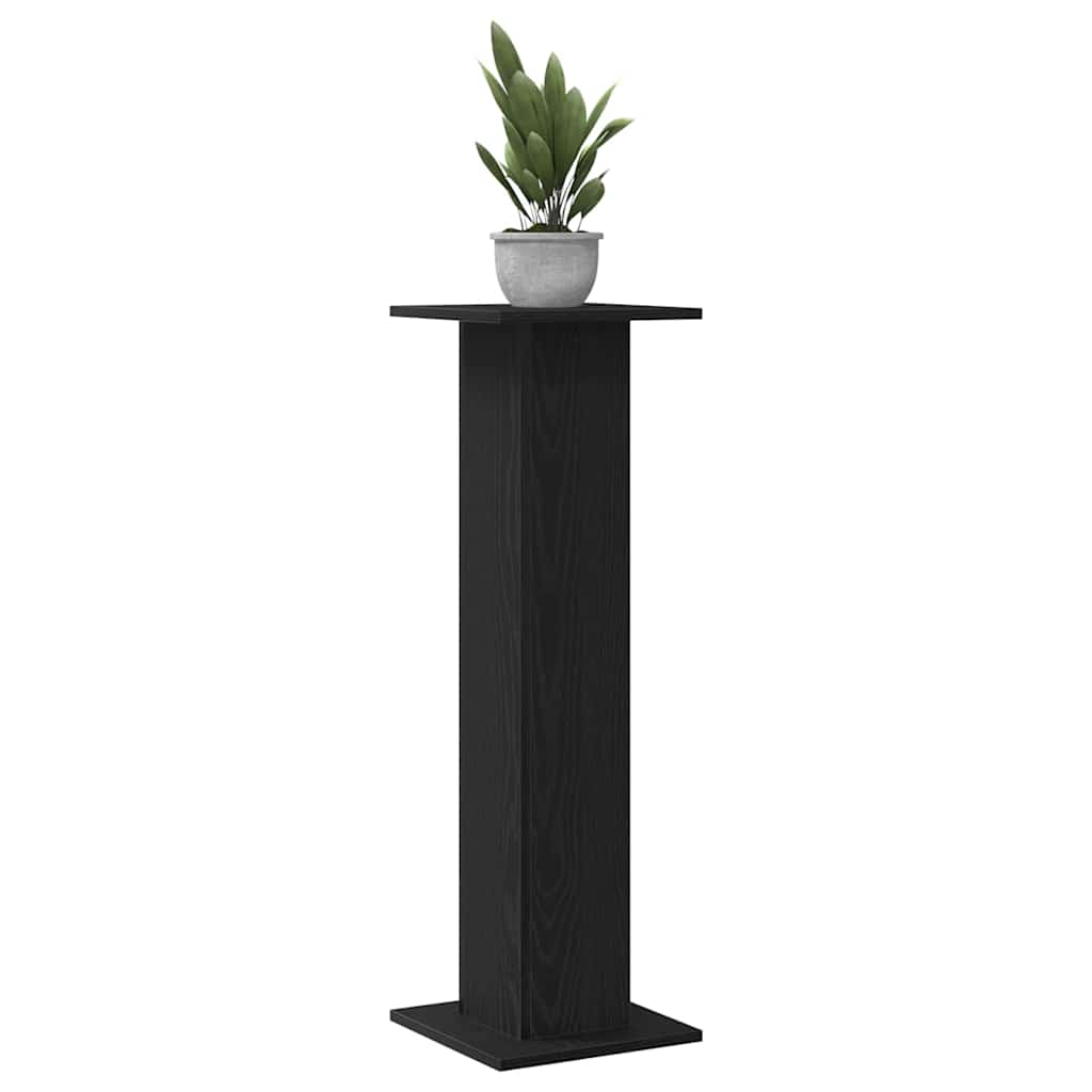 Planteholder 2 stk. Sort eg 30 x 30 x 95 cm Konstrueret træ