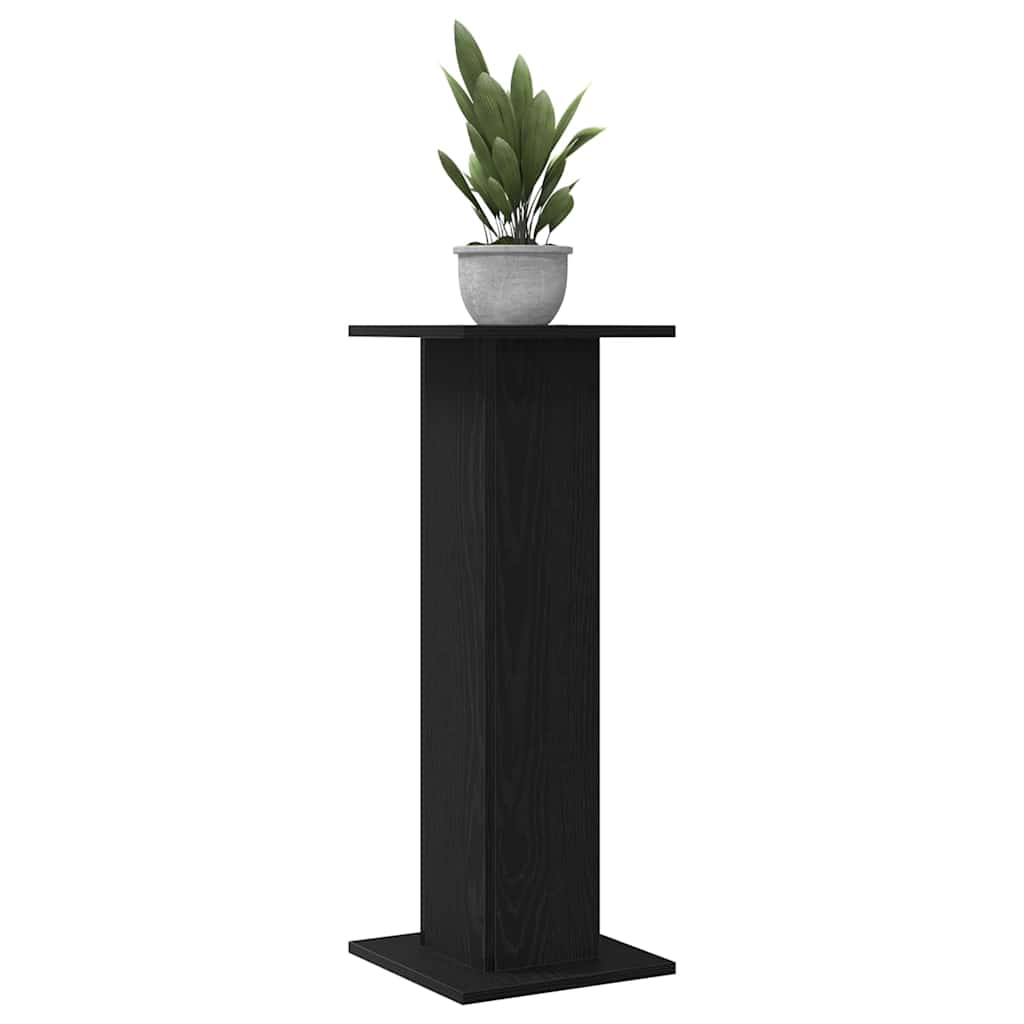 Planteholder 2 stk. Sort eg 30 x 30 x 80 cm Konstrueret træ