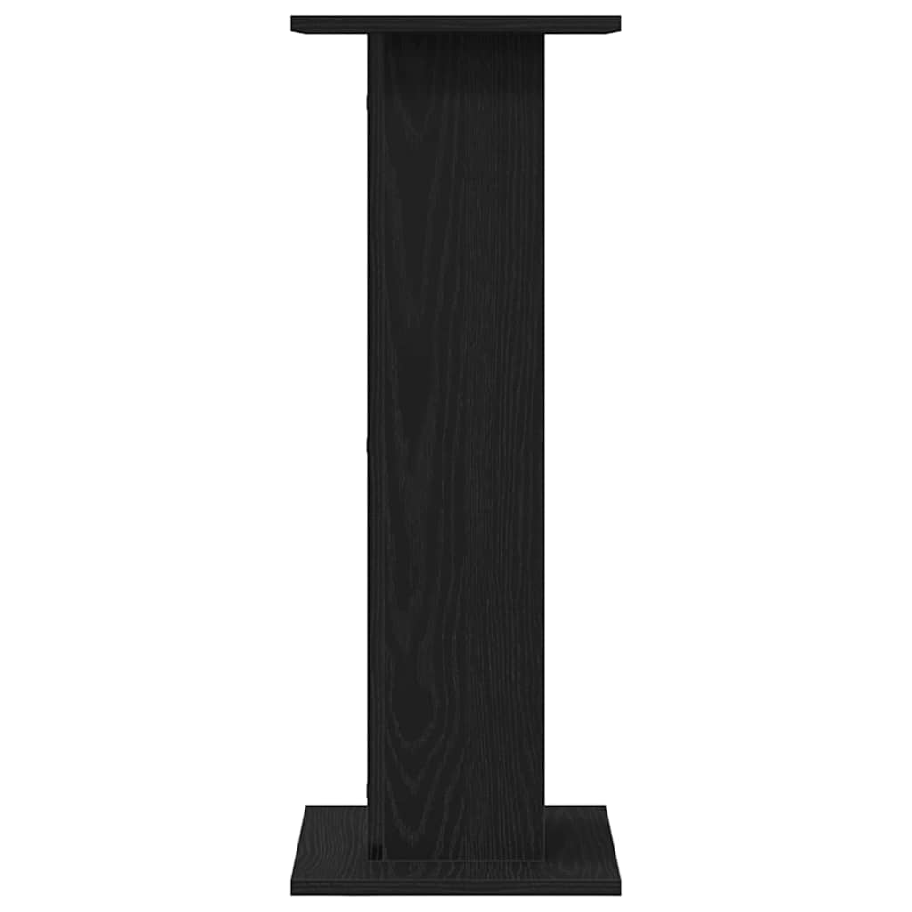 Planteholder 2 stk. Sort eg 30 x 30 x 80 cm Konstrueret træ