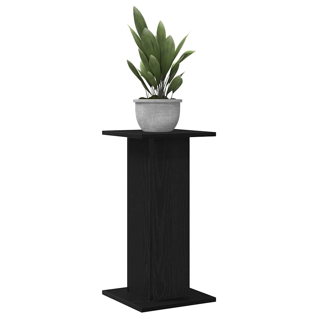 Planteholder 2 stk. Sort eg 30 x 30 x 60 cm Konstrueret træ