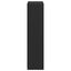 Garderobeskab Sort eg 80 x 50 x 200 cm Konstrueret træ