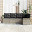 Havesofa Sæt 5 stk. polyrattan