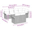 Havesofa Sæt 7 stk. Beige polyrattan
