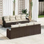 Havesofa Sæt Brun 55 x 55 x 37 cm polyrattan