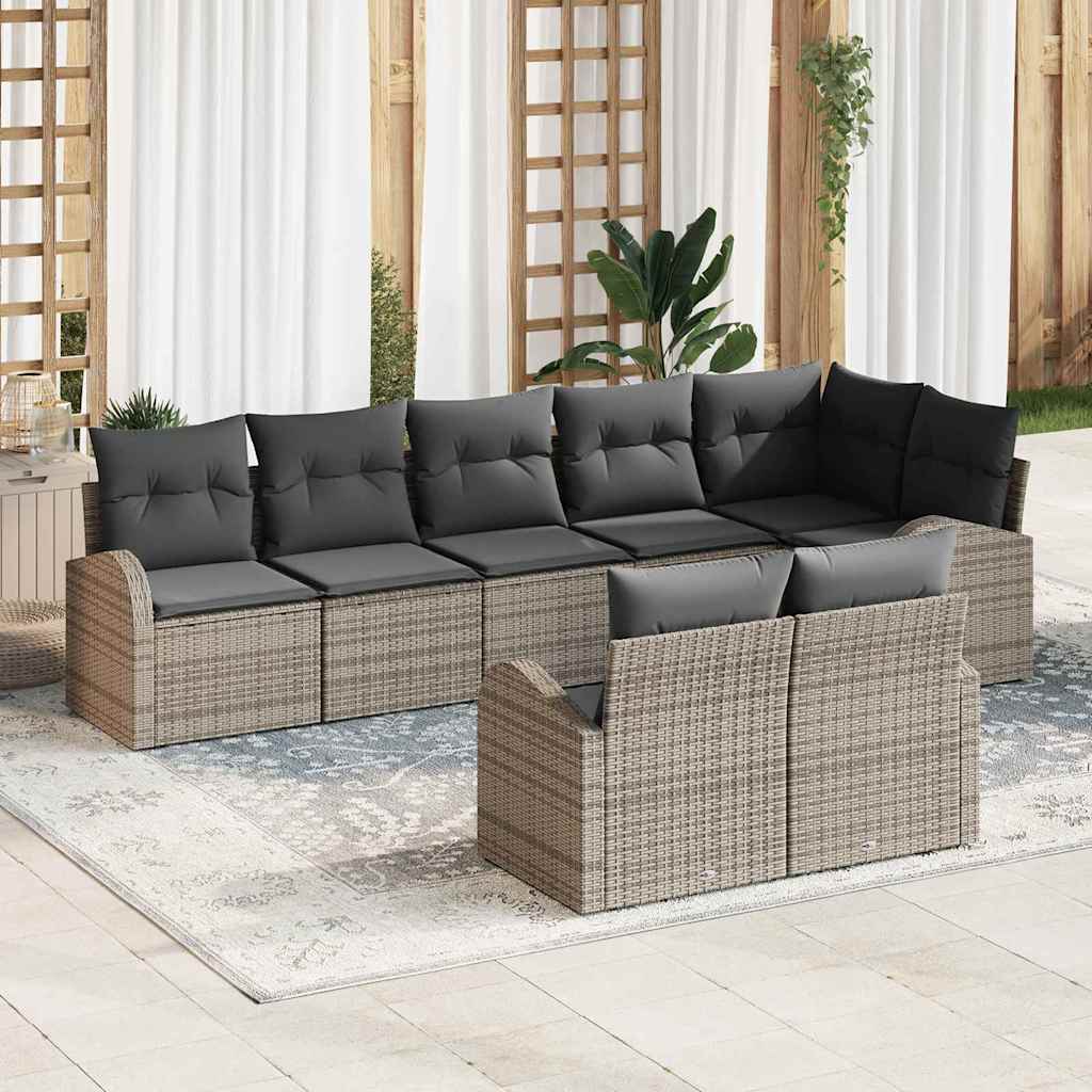 Havesofa Sæt 8 stk. 8-Antal sæder polyrattan