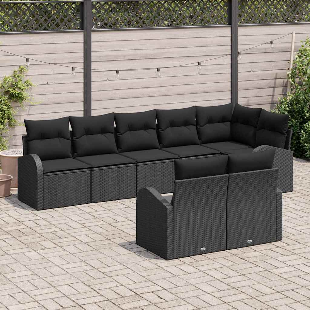 Havesofa Sæt 8 stk. 8-Antal sæder polyrattan