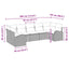 Havesofa Sæt 7 stk. Brun [Syntetisk]: Poly Rattan