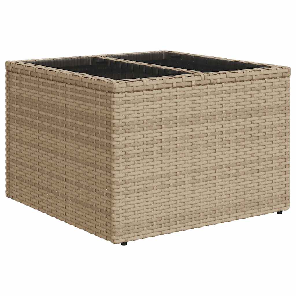 Sofa Sæt 10 stk. Beige [Syntetisk]: Poly Rattan