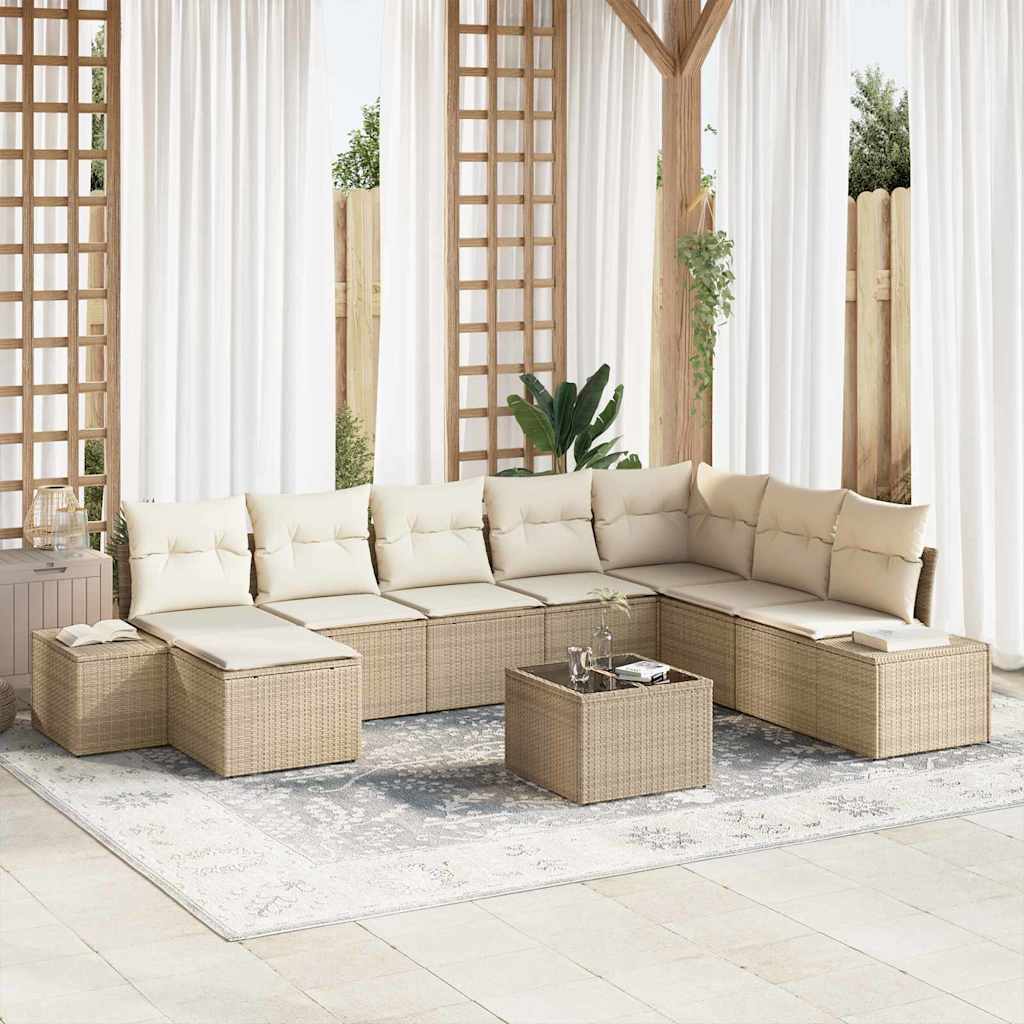 9 stk. Beige