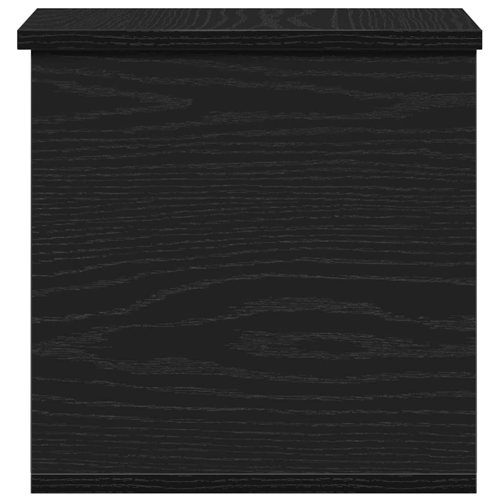 Opbevaringskasse Sort eg 30 x 35 x 35 cm Konstrueret træ