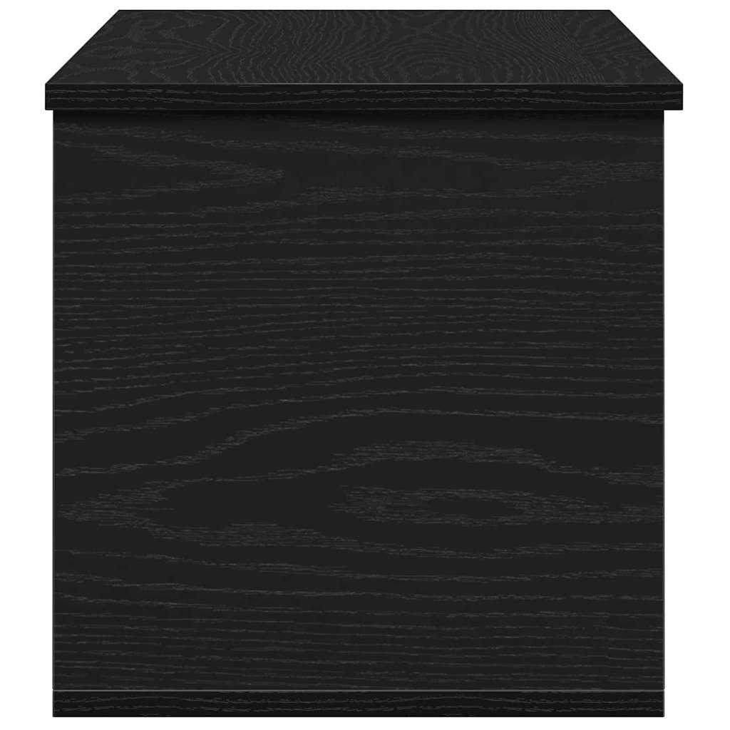 Opbevaringskasse Sort eg 90 x 35 x 35 cm Konstrueret træ