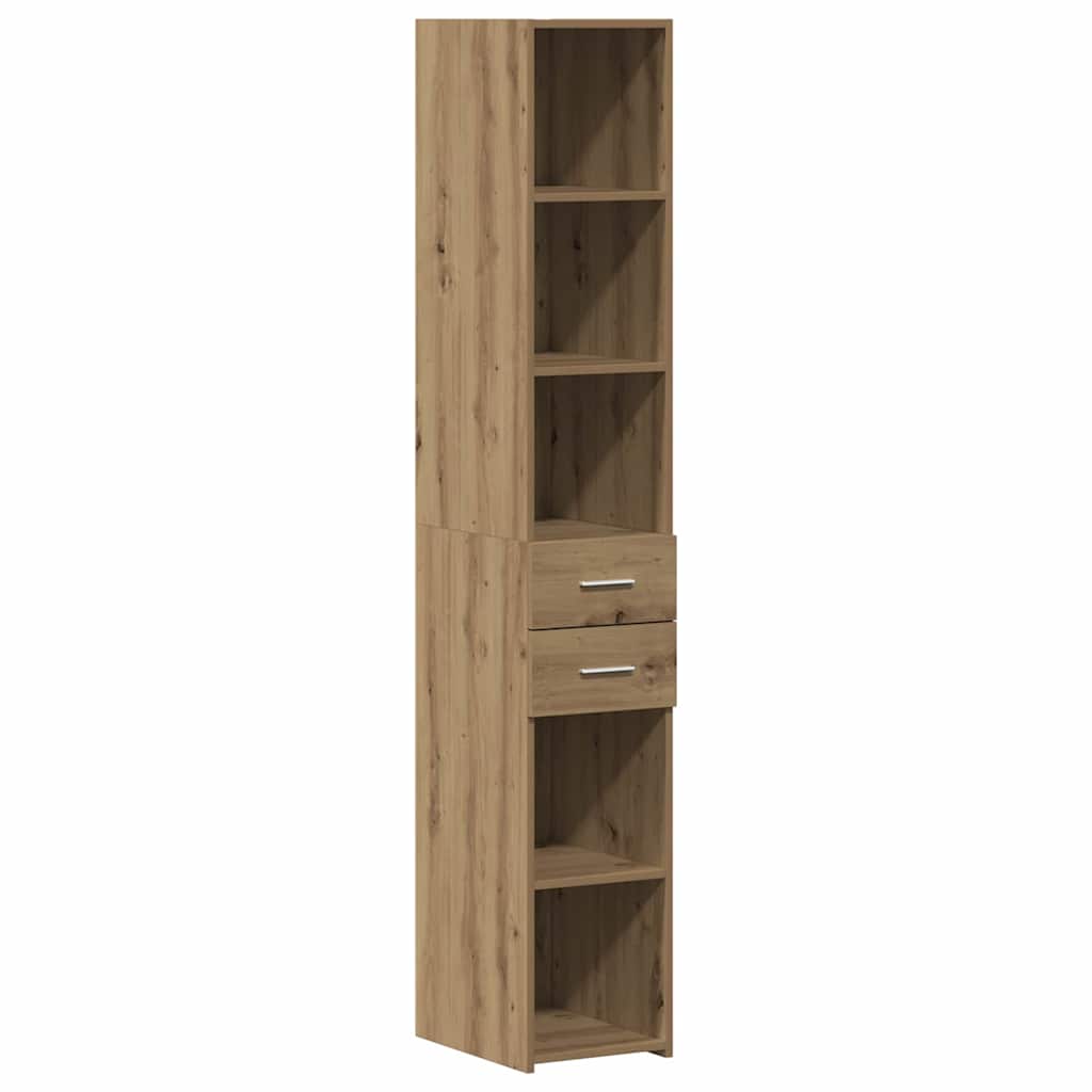 Bogreol Artisan Egetræ 30 x 42.4 x 185.2 cm