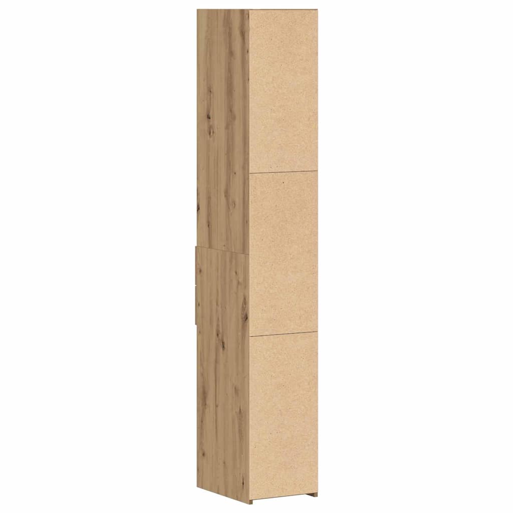 Bogreol Artisan Egetræ 30 x 42.4 x 185.2 cm