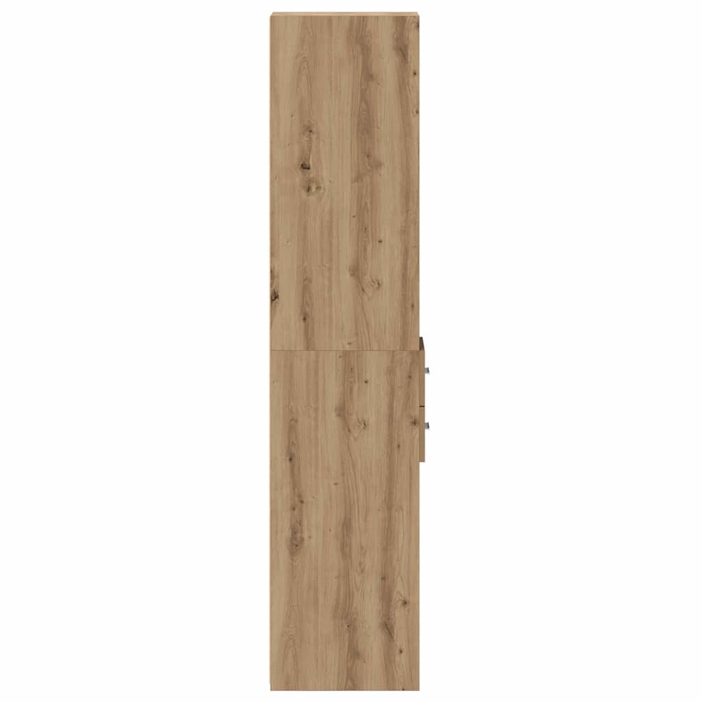 Bogreol Artisan Egetræ 30 x 42.4 x 185.2 cm