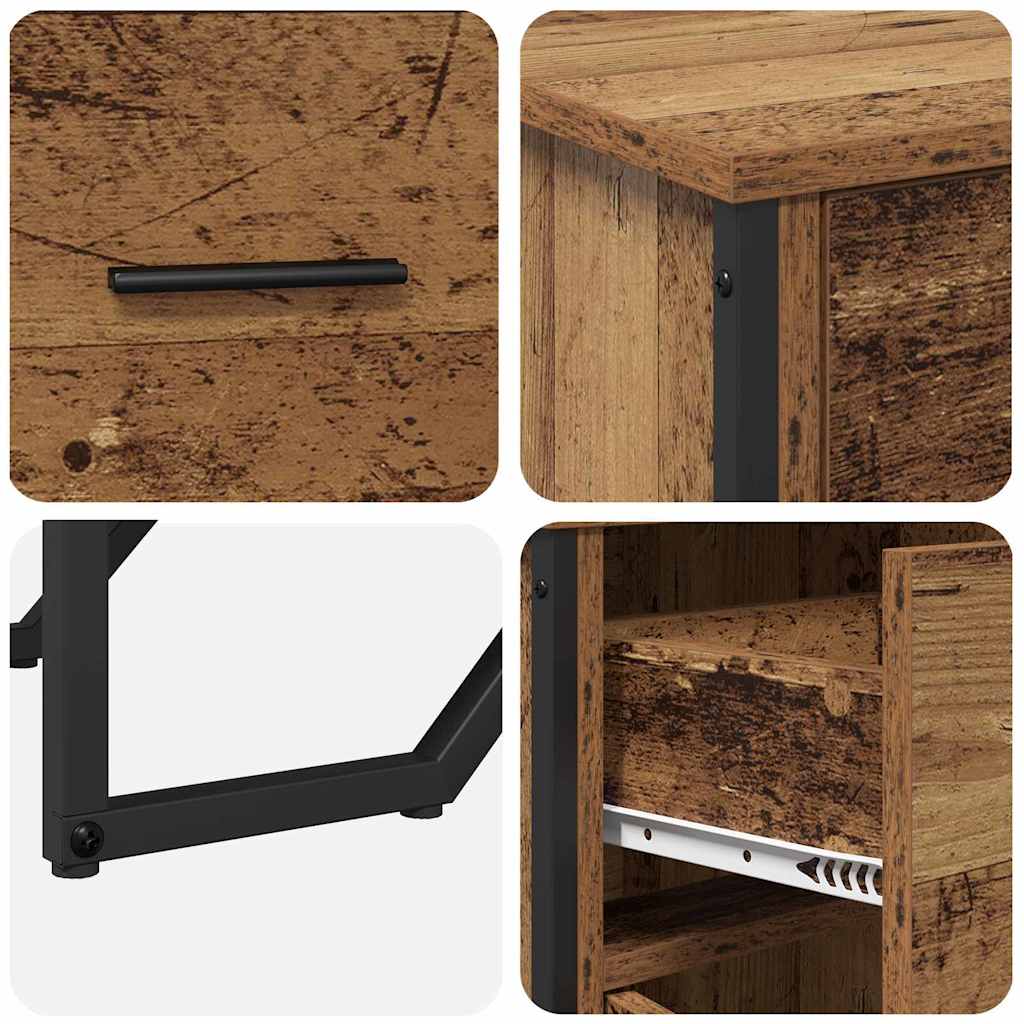 Sideboard Gammelt træ 97 x 32,5 x 74,5 cm