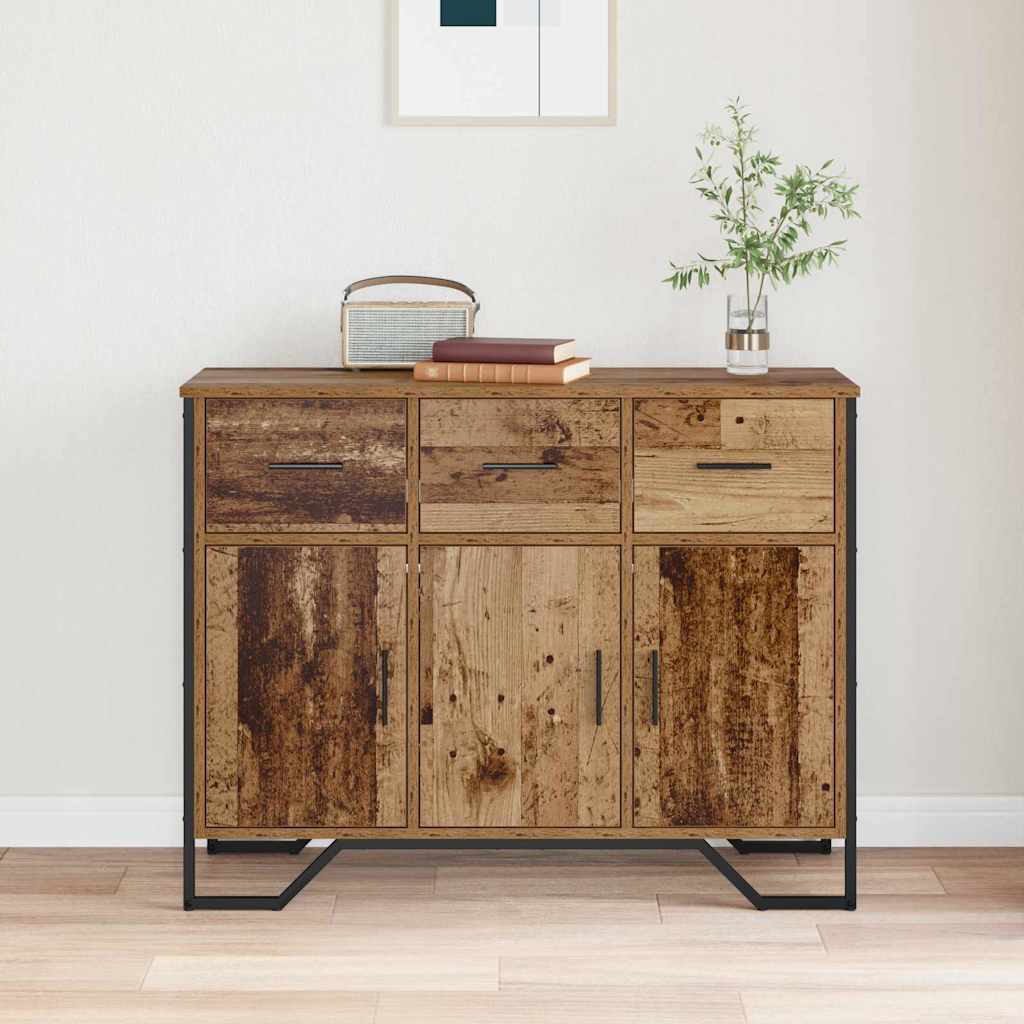 Sideboard Gammelt træ 97 x 32,5 x 74,5 cm