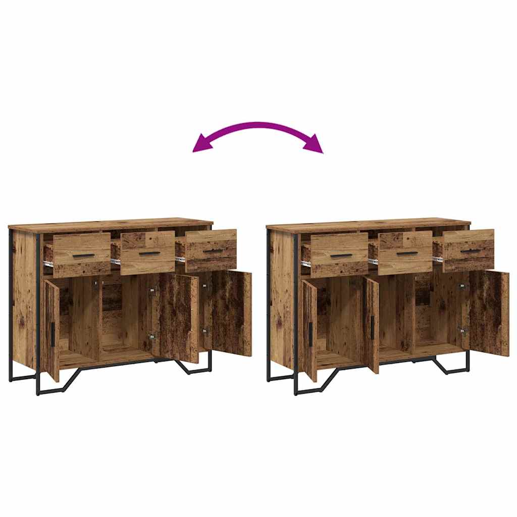 Sideboard Gammelt træ 97 x 32,5 x 74,5 cm