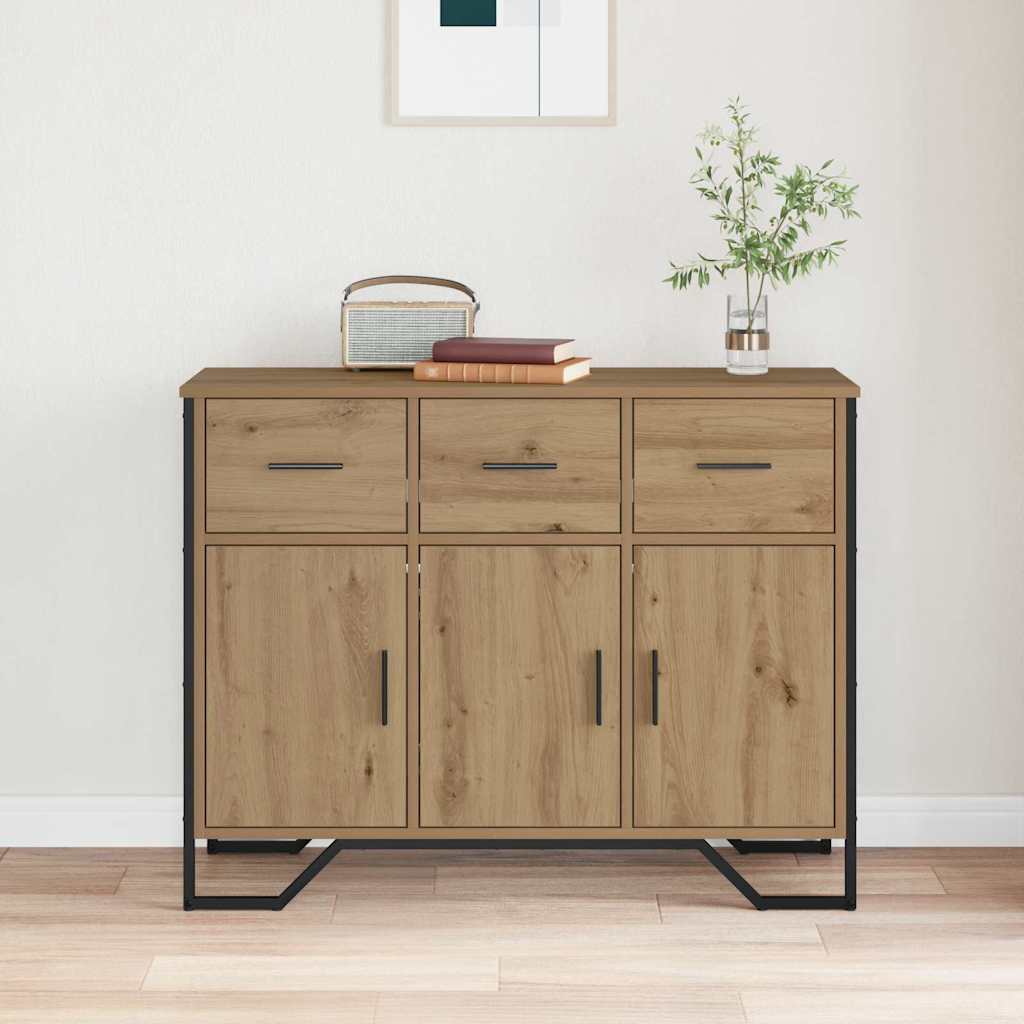 Sideboard Artisan Egetræ 97 x 32,5 x 74,5 cm