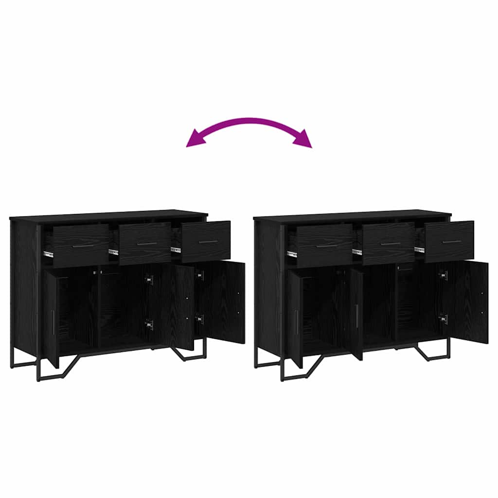 Sideboard Sort eg 97 x 32,5 x 74,5 cm