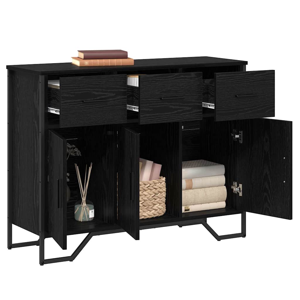 Sideboard Sort eg 97 x 32,5 x 74,5 cm
