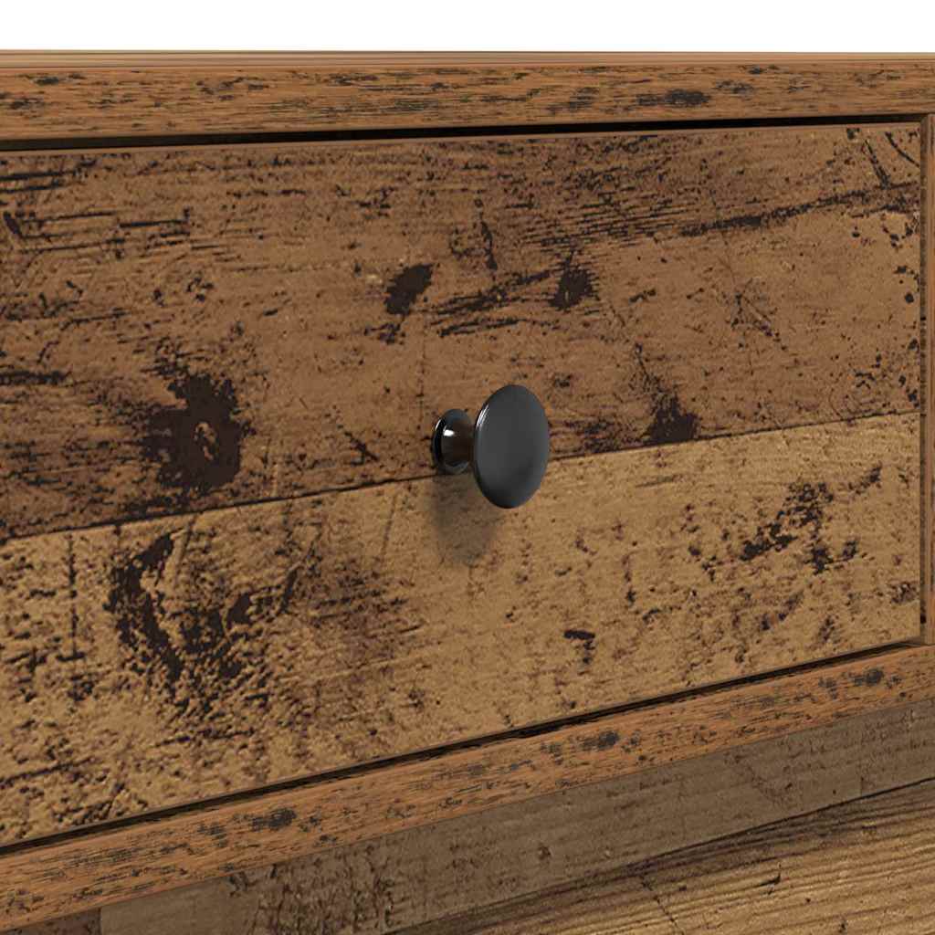 Sofabord Gammelt træ 90 x 90 x 28 cm Konstrueret træ