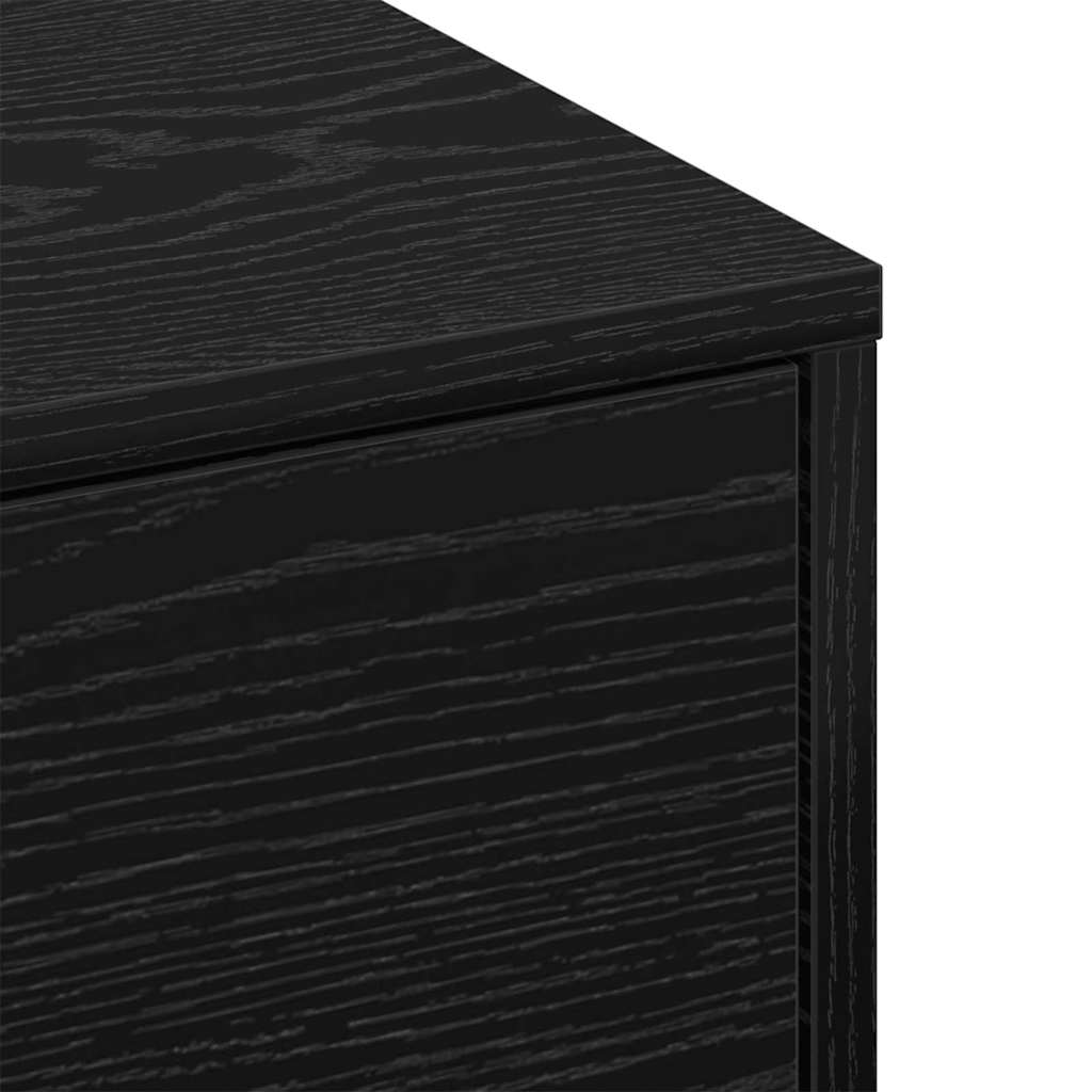 Sofabord Sort eg 90 x 90 x 28 cm Konstrueret træ