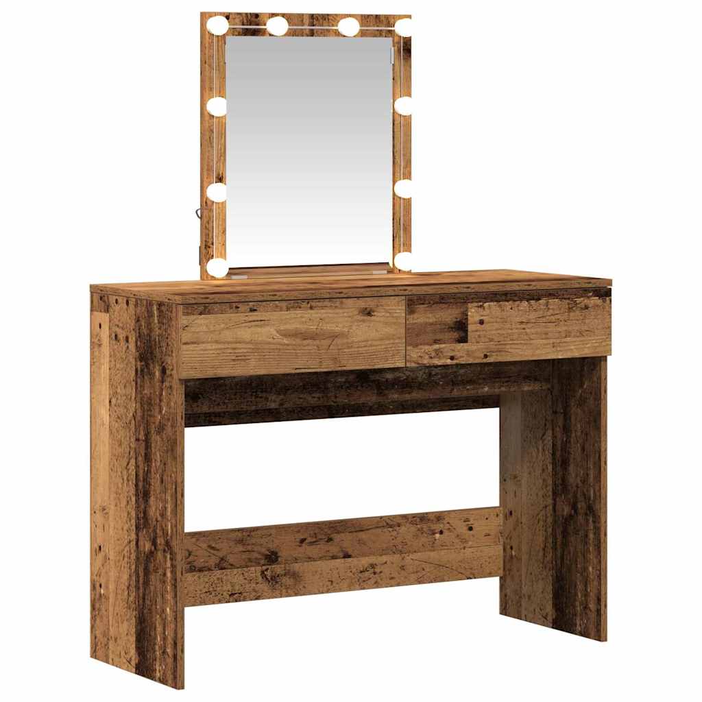 Klædeskab Gammelt træ 100 x 40 x 130 cm Konstrueret træ