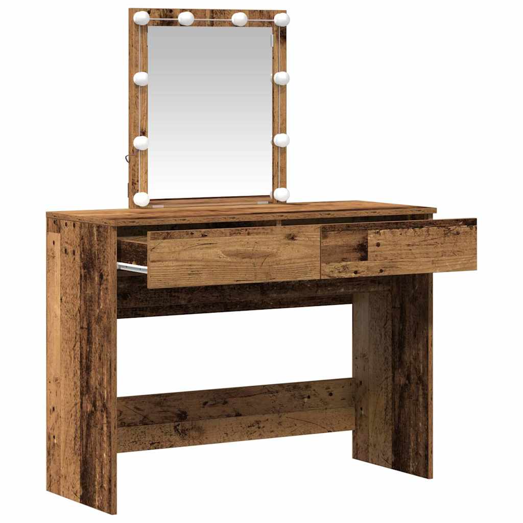 Klædeskab Gammelt træ 100 x 40 x 130 cm Konstrueret træ