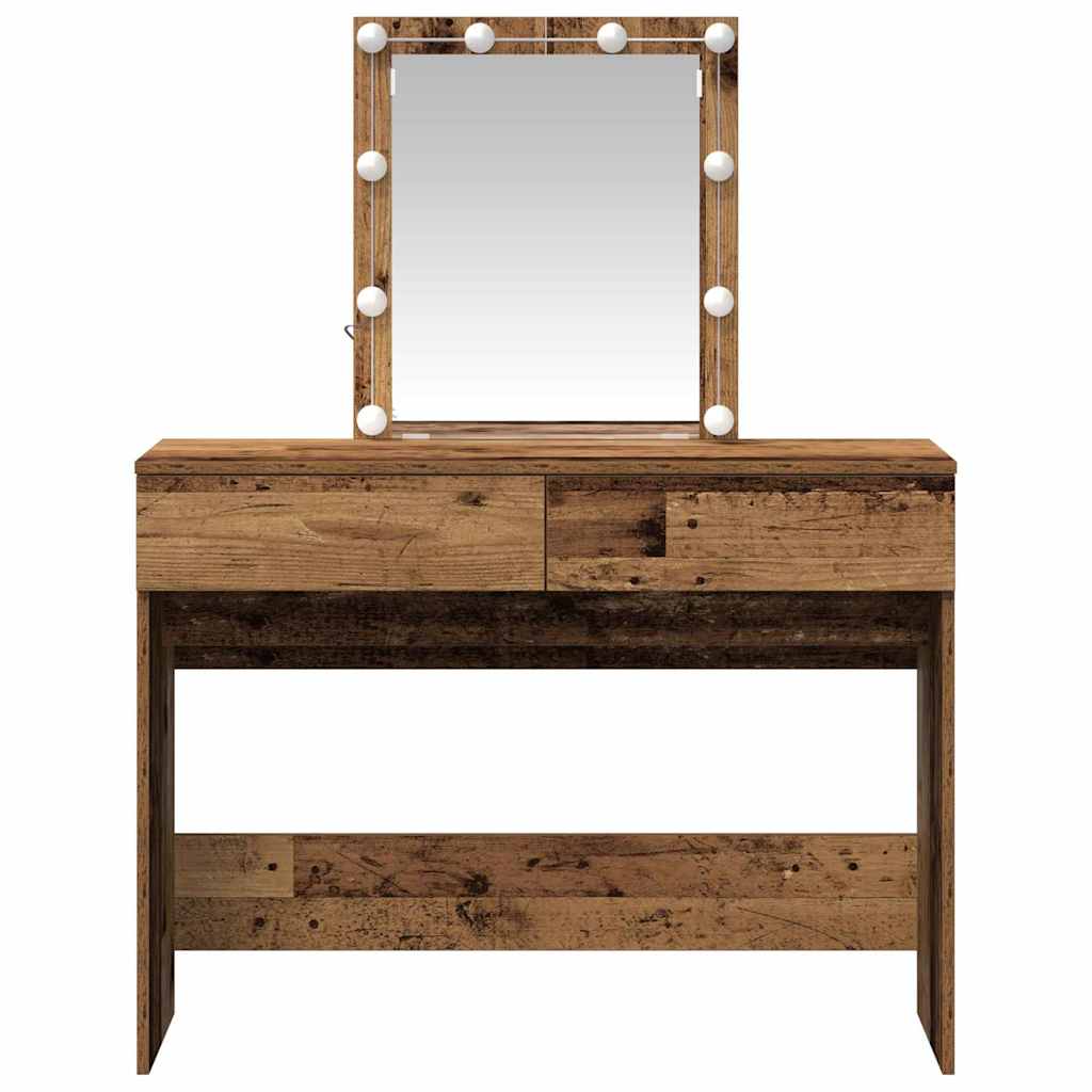 Klædeskab Gammelt træ 100 x 40 x 130 cm Konstrueret træ