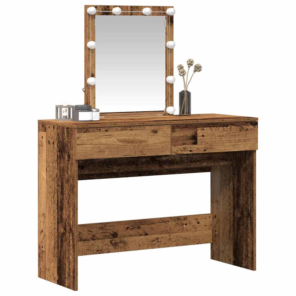 Klædeskab Gammelt træ 100 x 40 x 130 cm Konstrueret træ