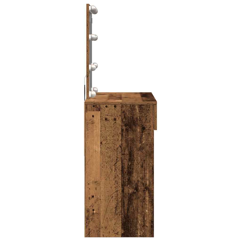 Klædeskab Gammelt træ 100 x 40 x 130 cm Konstrueret træ