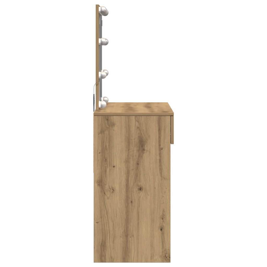 Klædeskab Artisan Egetræ 100 x 40 x 130 cm Konstrueret træ